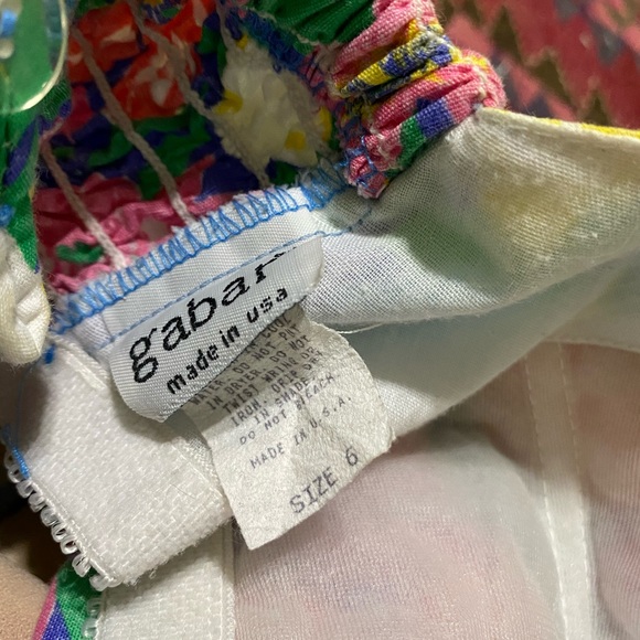 Vintage 60s Floral Romper By Gabar - Picture 7 of 7